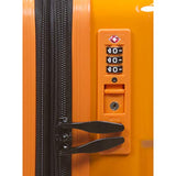 Dejuno Lumos Hardside 3-Piece Expandable Spinner Luggage Set, Orange