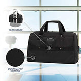 Travelpro Crew Versapack Weekender Carry-on Duffel Bag W/Suiter, Jet Black, One Size