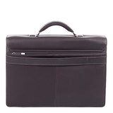 Bugatti Sartoria Medium Top Grain Leather Briefcase, Leather, Brown