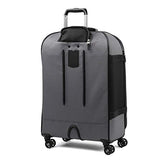Travelpro Bold 26” Expandable Checked Luggage Spinner,Gray/Black