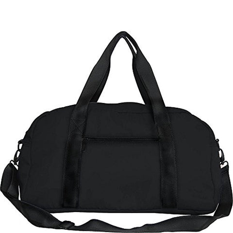 Netpack Soft Lightweight Travel Duffel With Rfid Pocket (Black)