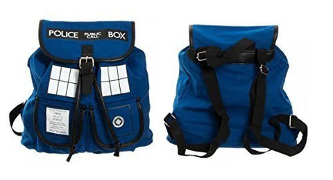 Doctor Who Tardis Knapsack Backpack 14 X 17In