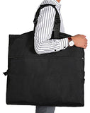 Magictodoor 60" Garment Bag Tri-Fold Gown Length w/Hanging Hook Large Pocket Destination Bag