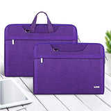 V Voova Laptop Bag Case 13 13.3 Inch with Shoulder Stap,Slim Computer Sleeve Compatible with 2018-2021 MacBook Air/Pro M1,13.5 Surface Book 3/Laptop 4,Chromebook,XPS 13,Jumper 13.3 Notebook,Purple