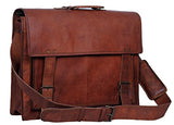 Vintage Crafts Genuine Men'S Leather Messenger Laptop Briefcase Satchel Mens Bag