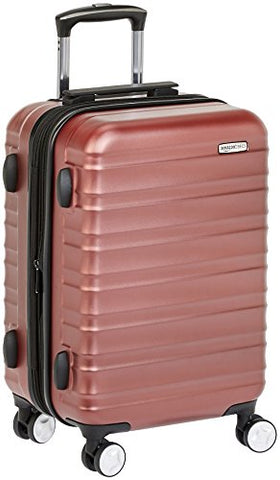 Amazonbasics Premium Hardside Spinner Luggage With Built-In Tsa Lock - 20-Inch Carry-On, Red
