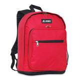 Everest Luggage Classic Backpack, Red, Medium