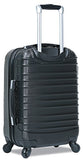 Dejuno Impact Hardside 3-Piece Spinner Luggage Set, Black