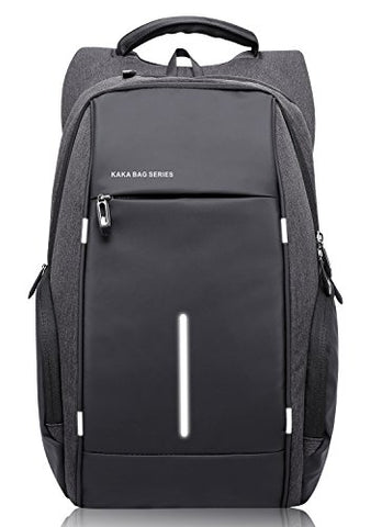 Kaka Laptop Backpack Night Light Reflective Water Resistant And Durable Bag Anti Theft Backpack