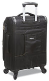 Dejuno Summit Lightweight 3-Piece Spinner Luggage Set, Black