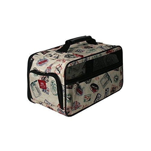 Bark-N-Bag Classic Postage Stamp Collection Pet Carrier, Small