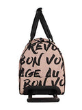 BCBGeneration BCBG Luggage PERF-ECT Wheeled Duffel Carry On Bag (Perf-ECT Pink)