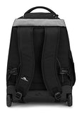 High Sierra Freewheel Wheeled Laptop Backpack, Black