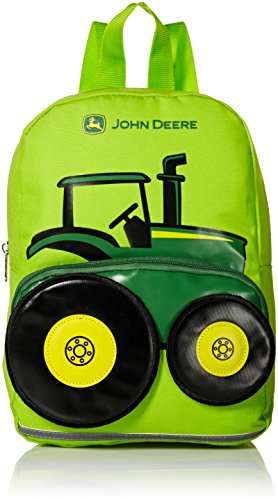 John Deere Boys' Little Kids Girls Toddler Backpack, Lime Green, One Size