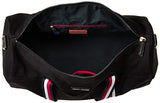 Tommy Hilfiger Duffle for Women TH Flag Canvas,  Black, One Size