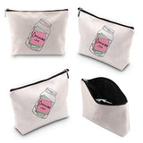 WCGXKO New Girl Inspired Cosmetics Bag Novelty Douchbag Jar Gift for TV Show Fans Best Friend(Douchbag Jar)