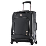Olympia Luggage Skyhawk 3 Piece Luggage Set,Black,