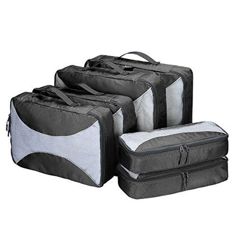 G4Free Packing Cubes 6pcs Set Travel Luggage Organizers Accessories Small, Medium, Large