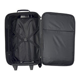 Traveler'S Club Luggage Tuscany 5-Piece Softside Value, Black Luggage Set One Size 2