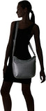 Calvin Klein Women'S Monogram Top Zip Messenger, Black/Silver