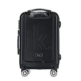 Ikase Hardside Spinner Luggage Pink Soles