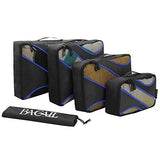 4 Set Packing Cubes,Travel Luggage Packing Organizers with Laundry Bag