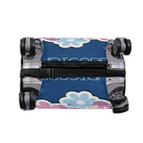 Suitcase Cover Unicorn Floral Luggage Cover Travel Case Bag Protector for Kid Girls