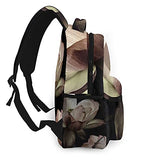 Multi leisure backpack,Lotus Flower Print, travel sports School bag for adult youth College Students