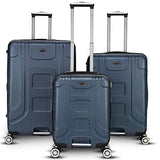 Gabbiano Provence 3 Piece Expandable Hardside Spinner Luggage Set (Bronze)