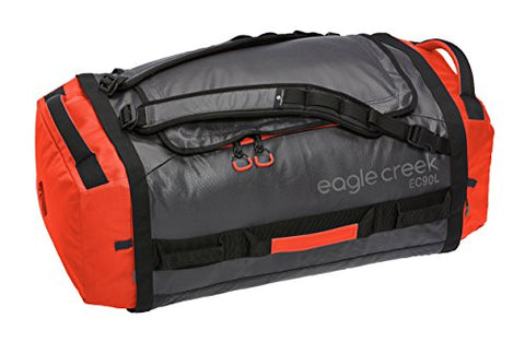 Eagle Creek Cargo Hauler Duffel, 90L, Flame/Asphalt