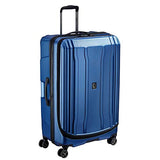 DELSEY Paris Luggage Cruise Lite Hardside 2.0 29" Checked Expandable Suitcase, Blue
