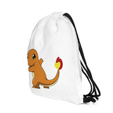 Olss-Original Shoulder Bag Pumping Rope Backpack Pokemon Go! Pattern Printed Bundle Mouth Single