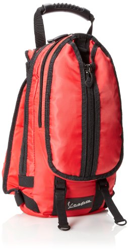 Vespa Men's Nylon Mini Backpack, Red