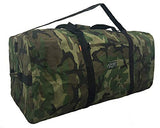 Heavy Duty Cargo Duffel Jumbo Gear Bag Big Drum Set Equipment Hardware Bags Large Square Sport Duffel 42 Inch Oversized Rooftop Travel Bag Huge Rack Roof Ball Traveling Roofbag Camo