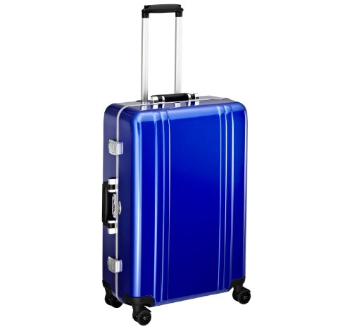 Zero Halliburton Classic Polycarbonate 26 Inch 4 Wheel Spinner Travel Case, Blue, One Size
