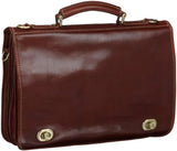 Floto Luggage Roma Messenger Bag, Brown, One Size