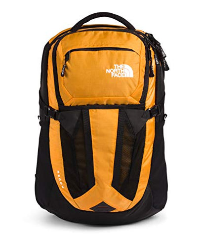 The North Face Recon Laptop Backpack, Summit Gold Ripstop/TNF Black, One Size