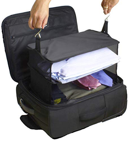 The Lakeside Collection Small Stow-N-Go Portable Luggage System -