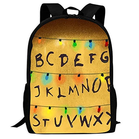 S-tranger-Th-ings Backpack laptop school bag travel bag full color printing school teen adult game fan gift 17 inch