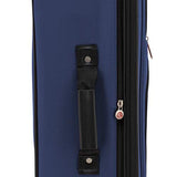 Travelers Club Genova Expandable Luggage Set, Navy Blue, 3 Piece
