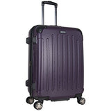 Kenneth Cole Reaction Renegade 24" Hardside Expandable 8-Wheel Spinner Checked Luggage, Deep Purple