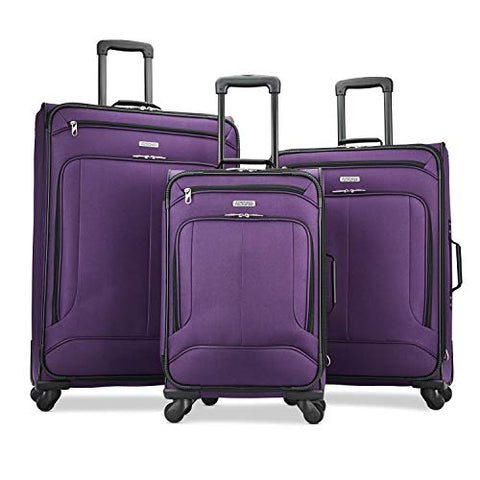 American Tourister Pop Max 3-Piece Softside (Sp21/25/29) Luggage Set With Multi-Directional Spinner