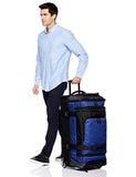 Amazonbasics Ripstop Wheeled Duffel, Blue