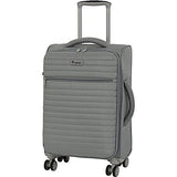 It Luggage 21.5" Quilte Lightweight Expandable Spinner, Flint Grey