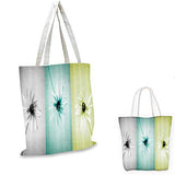 Abstract canvas messenger bag Daisy Flowers in Different Featured Framed Saturated Artsy Image
