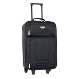 Traveler'S Club Luggage Tuscany 5-Piece Softside Value, Black Luggage Set One Size 2