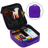 Professional Makeup Bag for Women Portable Train Case Cosmetic Bag Organizer Make Up Artist Storage