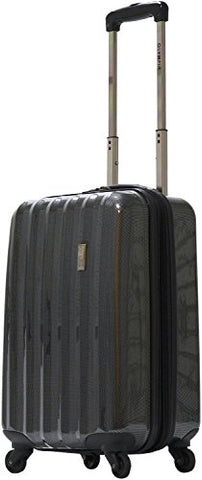 Olympia Titan 21" Expandable Hardcase Carry-On Spinner, Wheeled Luggage in Black