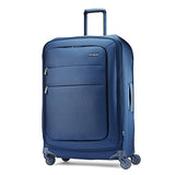 Samsonite Flexis Expandable Softside Checked Luggage With Spinner Wheels, 30 Inch, Carbon Blue