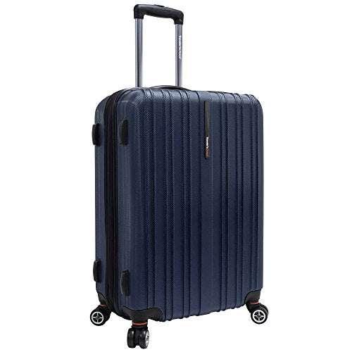 Traveler’S Choice Tasmania 100% Polycarbonate Durable Hardshell Expandable 8-Wheel 25-Inch Medium